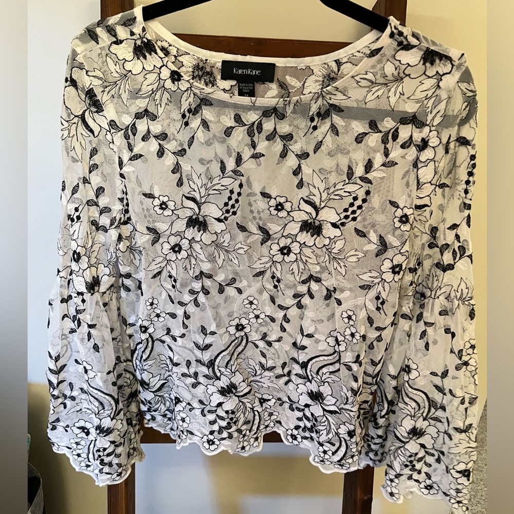 Karen Kane Lacy Top